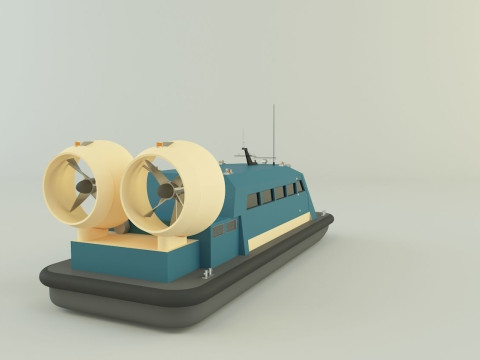 Hydroplane 2 models Modelo 3D