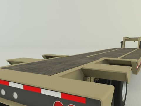 LowBoy Trailer 3D Model 3D