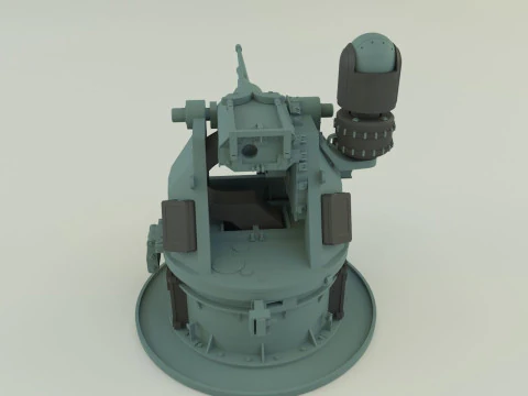 Военная башня 3D Модель