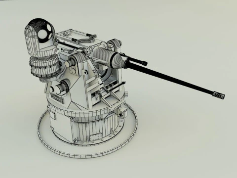 Военная башня 3D Модель