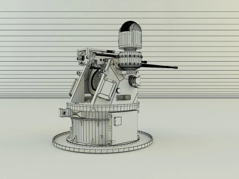 Военная башня 3D Модель
