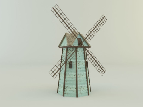 Model house 1 medieval castle 3D Model