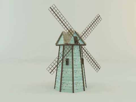 Model house 1 medieval castle 3D Model
