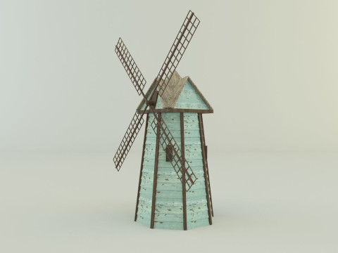 Model house 1 medieval castle 3D Model