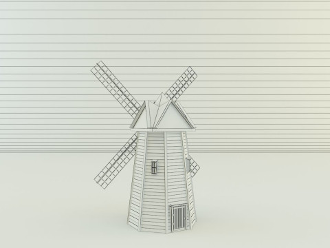 Model house 1 medieval castle 3D Model