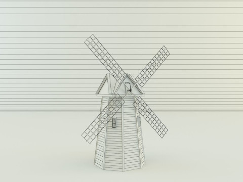 Model house 1 medieval castle 3D Model