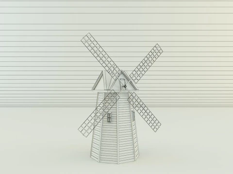 Model house 1 medieval castle 3D Model