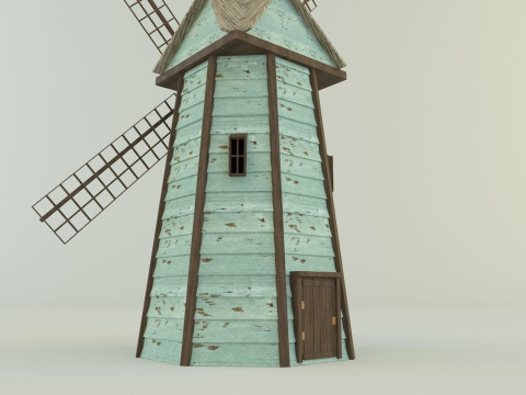 Model house 1 medieval castle 3D Model