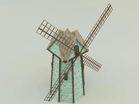 Model house 1 medieval castle 3D Model