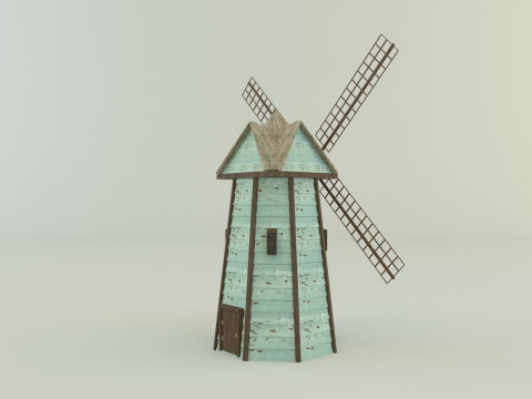 Model house 1 medieval castle 3D Model