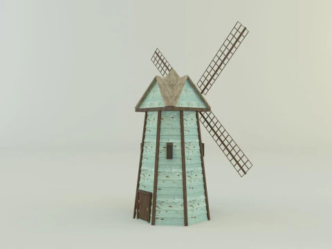 Model house 1 medieval castle 3D Model