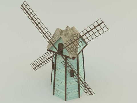 Model house 1 medieval castle 3D Model