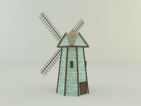Model house 1 medieval castle 3D Model