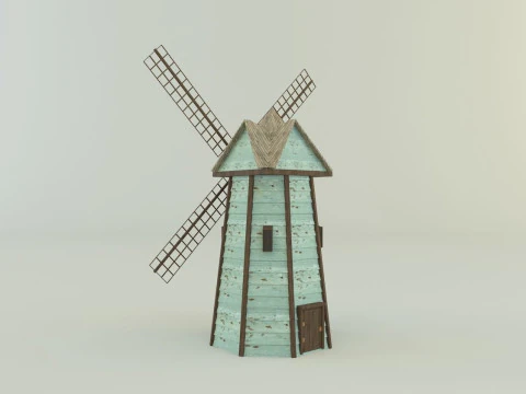 Model house 1 medieval castle 3D Model