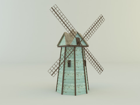 Model house 1 medieval castle 3D Model