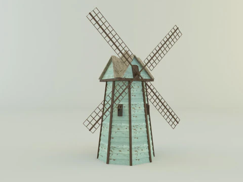 Model house 1 medieval castle 3D Model