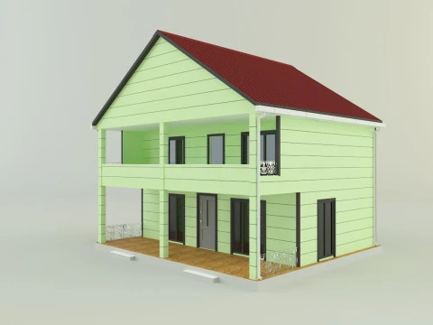 Model houses 11 3D Model