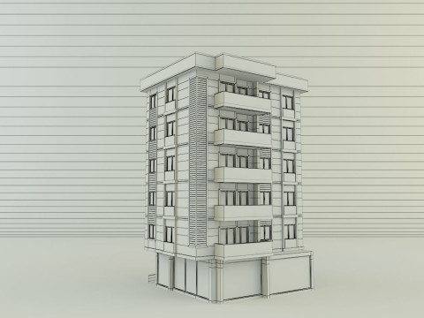 Model houses 27 3D-Modell