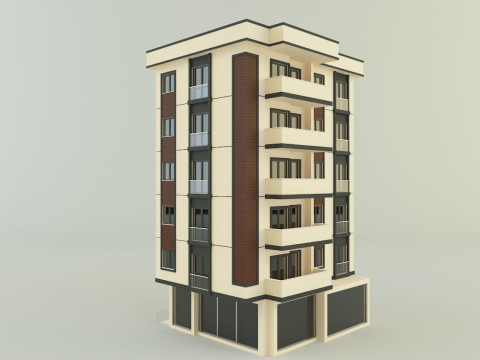 Model houses 27 3D-Modell