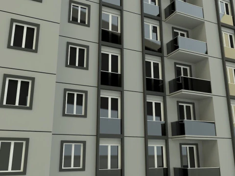 Model houses 66 3D Model