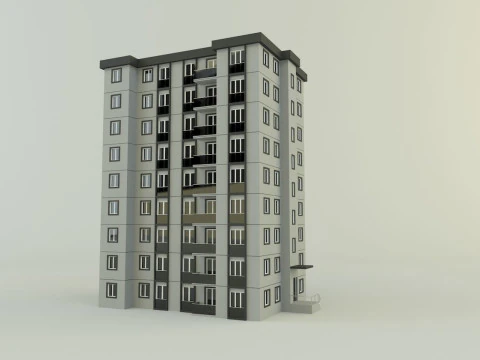 Model houses 66 3D Model