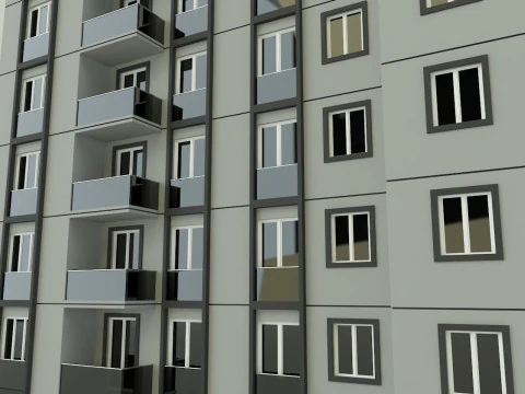 Model houses 66 3D Model