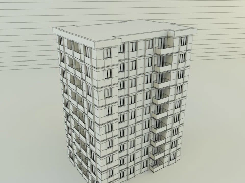 Model houses 66 3D Model