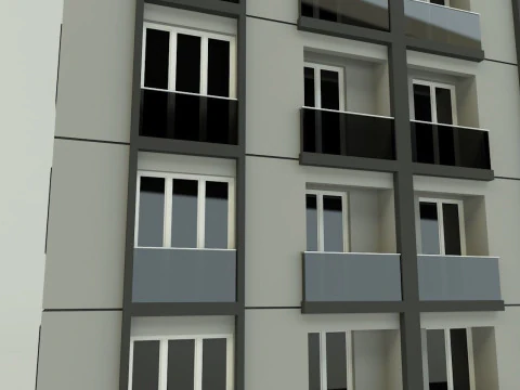 Model houses 66 3D Model