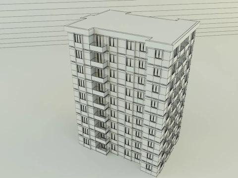 Model houses 66 3D Model