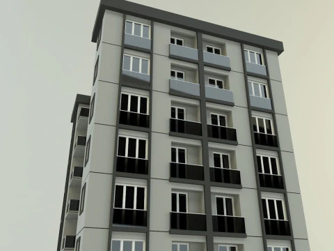 Model houses 66 3D Model