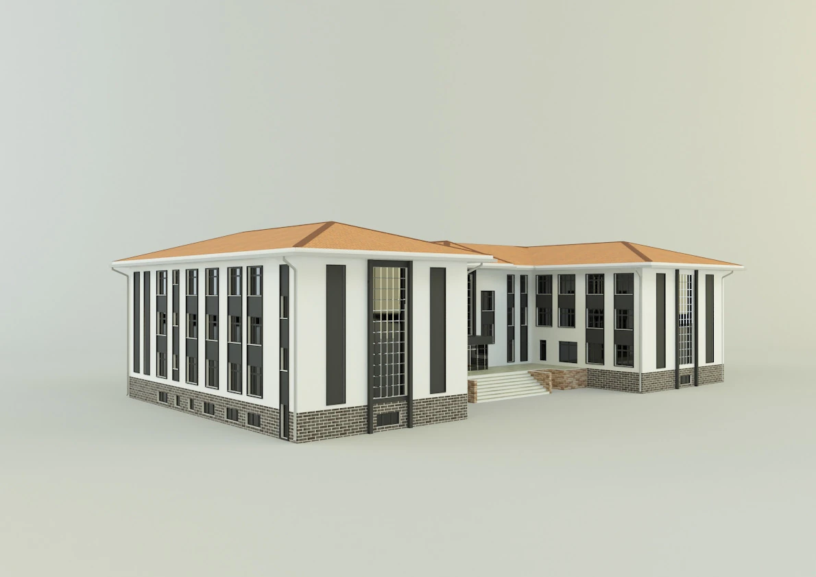 Model school 13 3D Model .c4d .max .obj .3ds .fbx .stl .blend