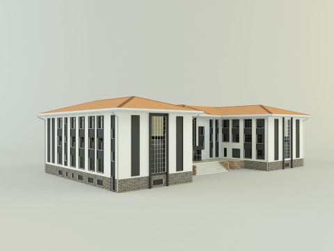 Model school 13 Modelo 3D