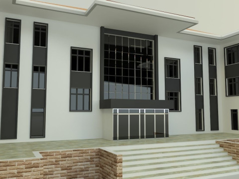 Model school 13 Model 3D