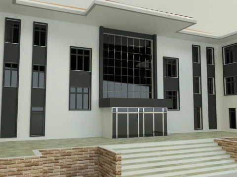 Model school 13 3D Model