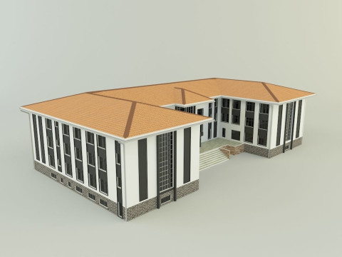 Model school 13 Model 3D