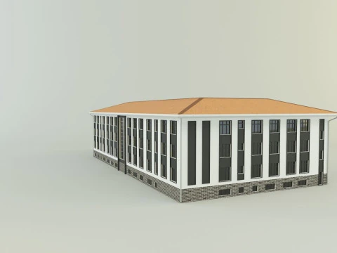 Model school 13 3D Model