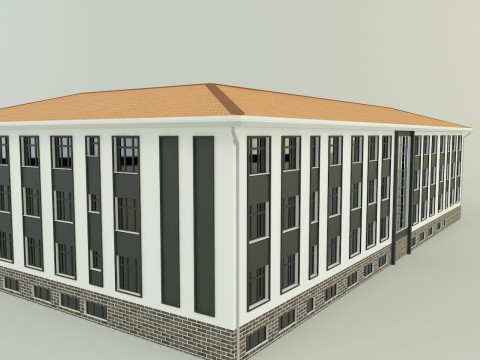 Model school 13 Model 3D