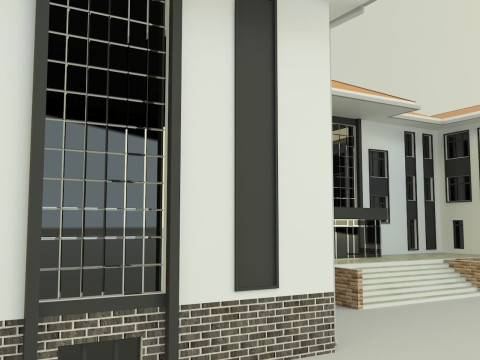 Model school 13 Model 3D