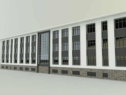 Model school 13 3D Model