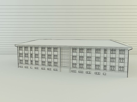 Model school 13 Model 3D