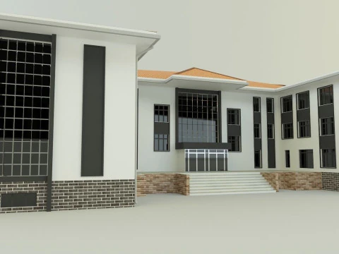 Model school 13 3D Model