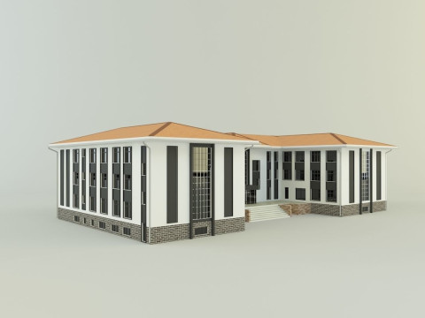 Model school 13 Model 3D
