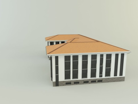 Model school 13 Model 3D