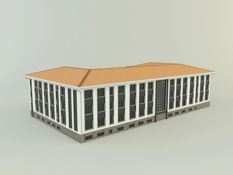 Model school 13 3D Model