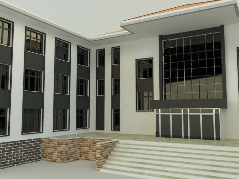 Model school 13 3D Model