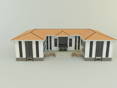 Model school 13 Model 3D