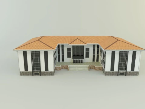 Model school 13 3D Model
