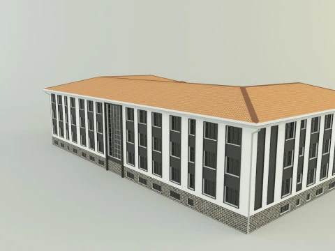 Model school 13 3D Model