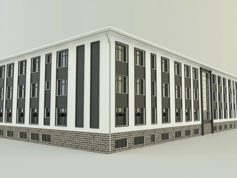 Model school 13 3D Model