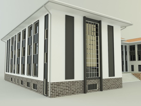 Model school 13 Model 3D